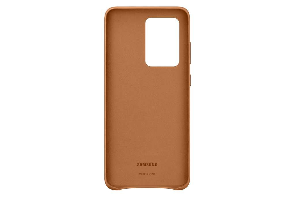 Samsung Leather-Cover "EF-VG988" für Galaxy S20 Ultra, Braun