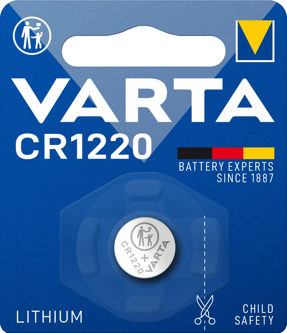 VARTA LITHIUM Coin CR1220 Blister 1