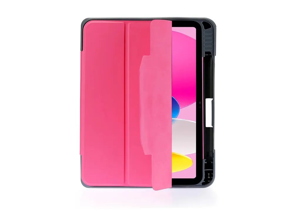 DEQSTER MAX - Flip-Hülle für Tablet - widerstandsfähig - Polyurethan, Polycarbonat, Thermoplastisches Polyurethan (TPU)