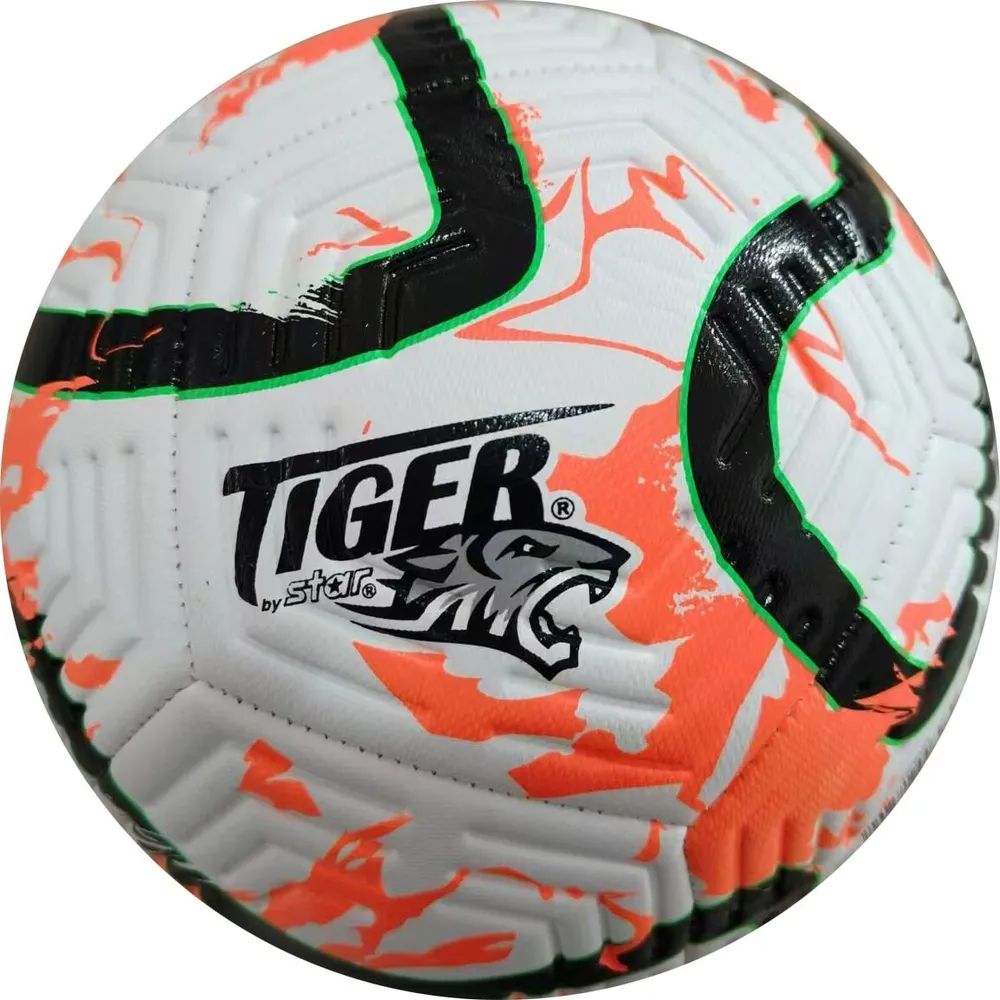 VEDES Großhandel GmbH - Ware NSP Fußball weiß/orange Größe 5,unaufgeb