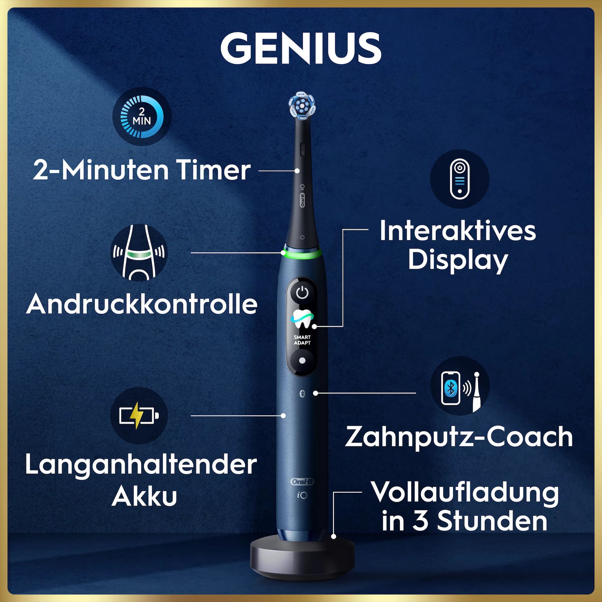 Oral-B iO Series 9 Sapphire Blue Luxe Edition