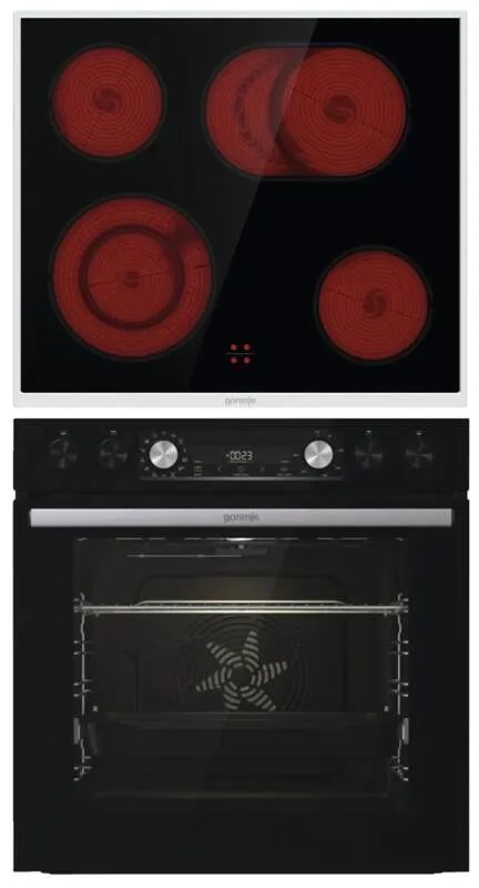 Gorenje Black Set 4 Einbauherd-Set 