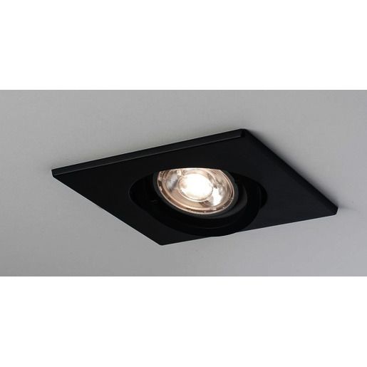 Molto Luce EINBAUSTR. 1XGU10 MAX.50W QUAD / MOLTO 4236 HV SCHWARZ 8-42366hv