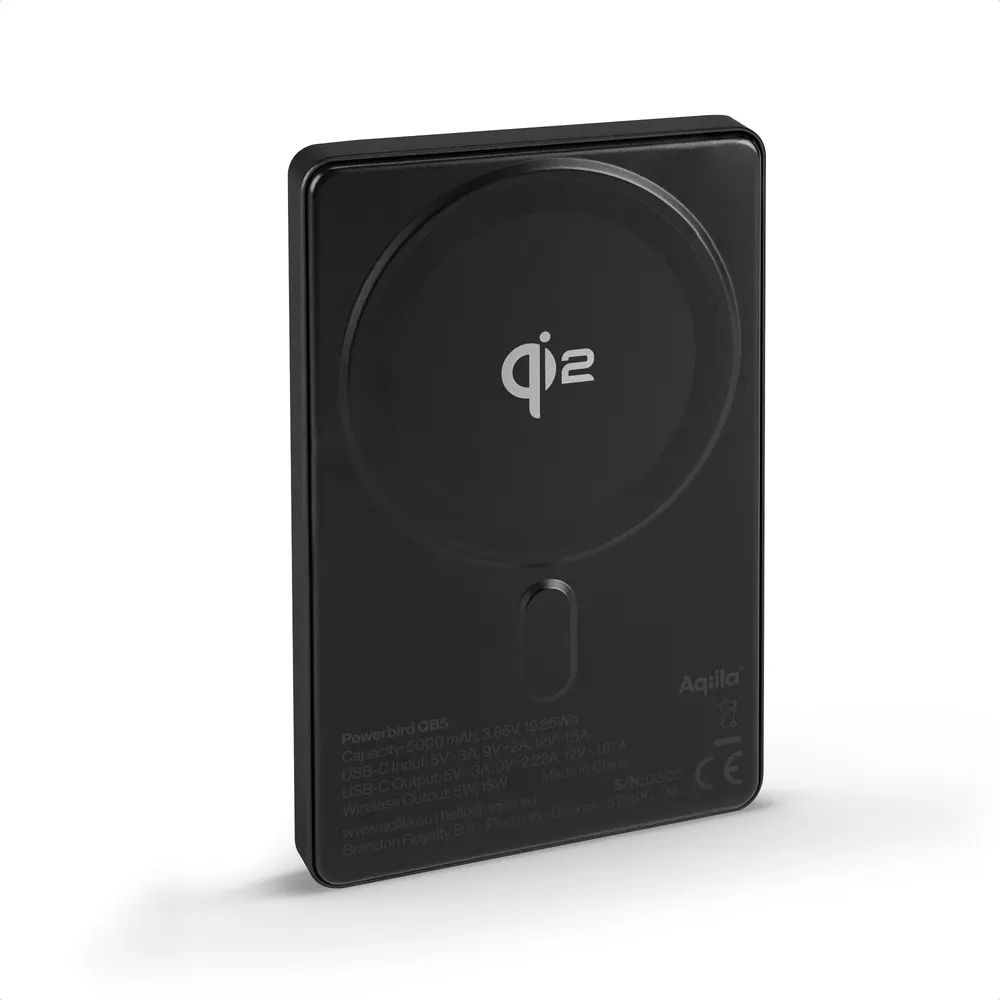 Aqiila Qi2 Kabellose Magnet PowerBank 5.000 mAh
