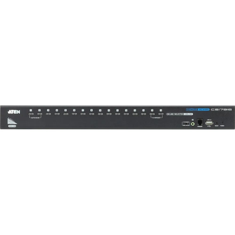 ATEN CS17916 - KVM-/Audio-/USB-Switch - 16 x KVM/Audio/USB