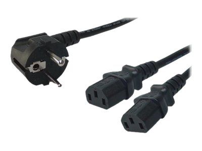LogiLink Stromkabel - IEC 60320 C13 bis CEE 7/7 (M)