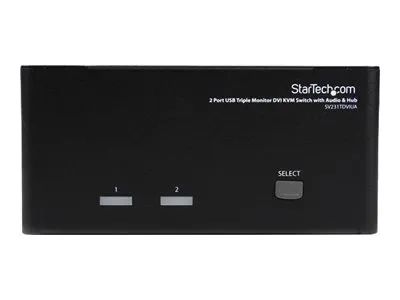 StarTech.com 2 Port Dreifach Monitor DVI USB