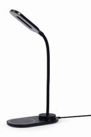Gembird Schreibtischlampe kabellosem Ladegeraet schw/weiß