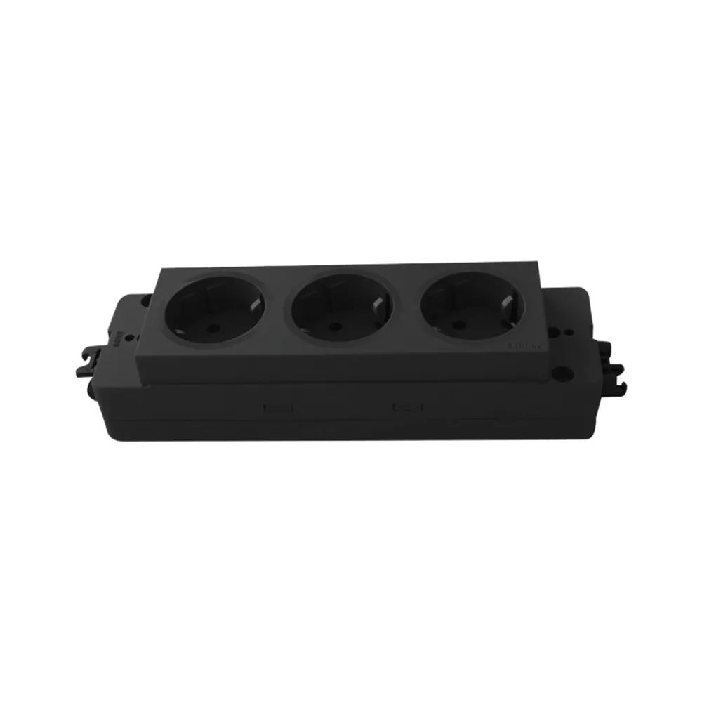 EVOline Steckdosenleiste EVOline Express 3 x Schuko, GST, schwarz