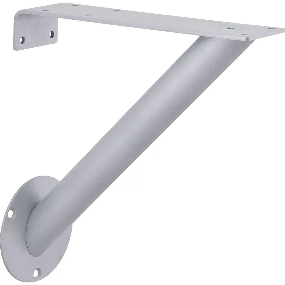 Fritz Strate GmbH & Co. KG Metallwaren Konsole RAK schräg ø 30 mm, Höhe 220 mm, Tiefe 210 mm, Stahl alufarbig