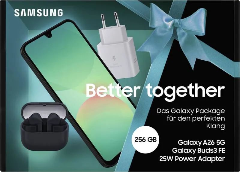Samsung A26 5G 256GB BUDS3FE 25WCH - 256 GB