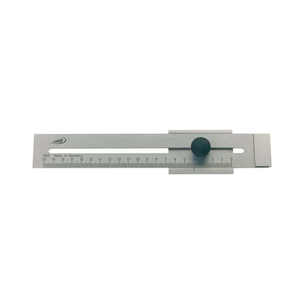 HELIOS PREISSER Metall-Streichmaß rostfrei Messbereich 200 mm