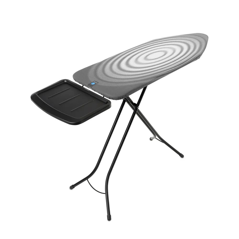 Brabantia Bügeltisch C, 124x45cm, Dst-Ablage Solid - Titan Oval