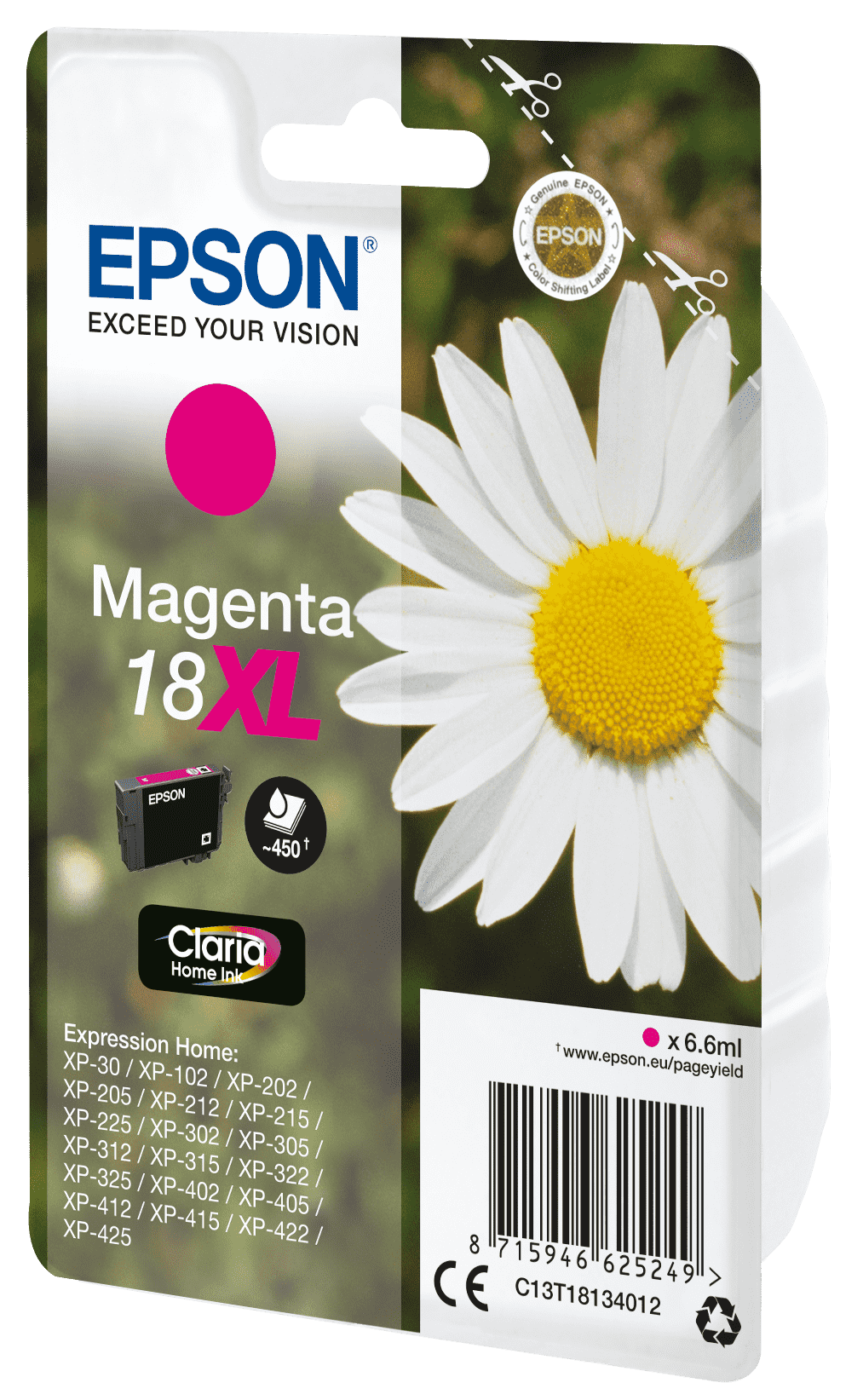 Epson 18 Tinte Gänseblume Single, XL, magenta