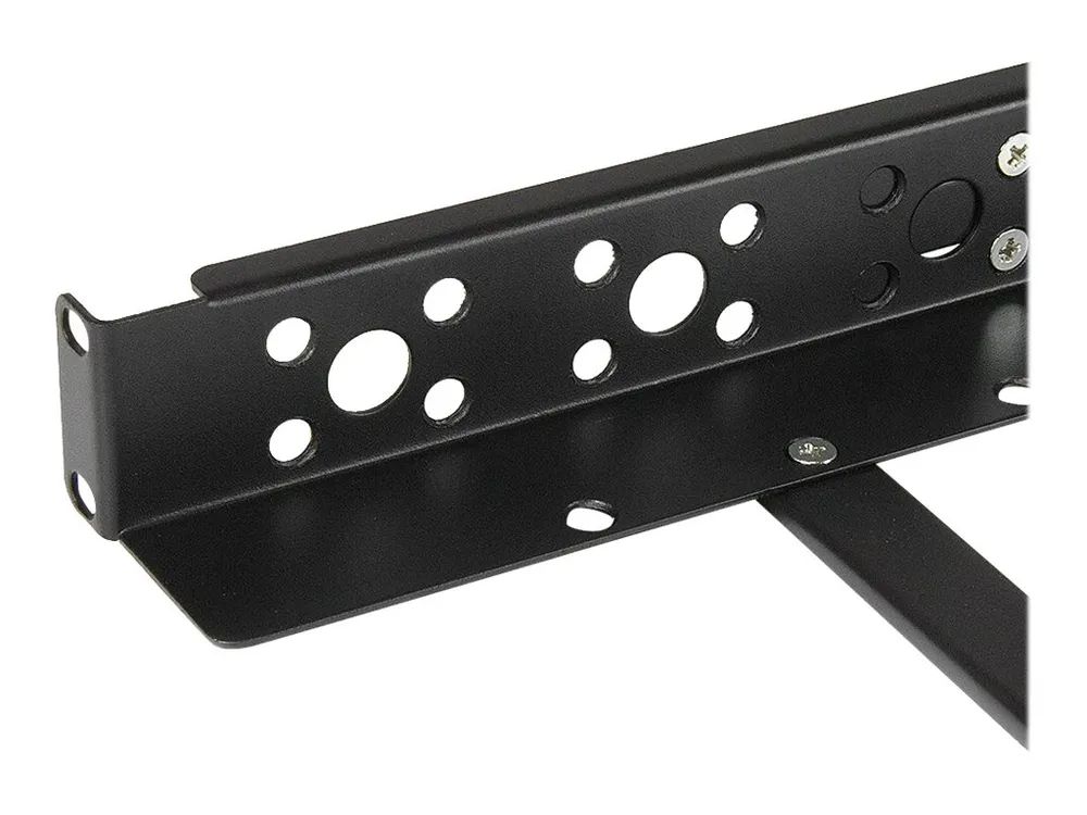 StarTech.com 1HE tiefenvestellbare 19 Zoll Server Rack Schienen - Universal Rack Schiene - Rack-Schiene - Schwarz - 1U - 48.3 cm (19")