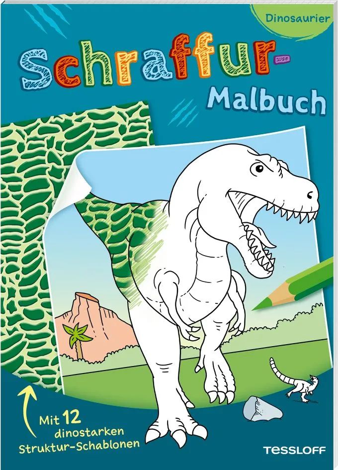 Tessloff Verl.Ragnar Tessloff GmbH& Schraffur-Malbuch. Dinosaurier