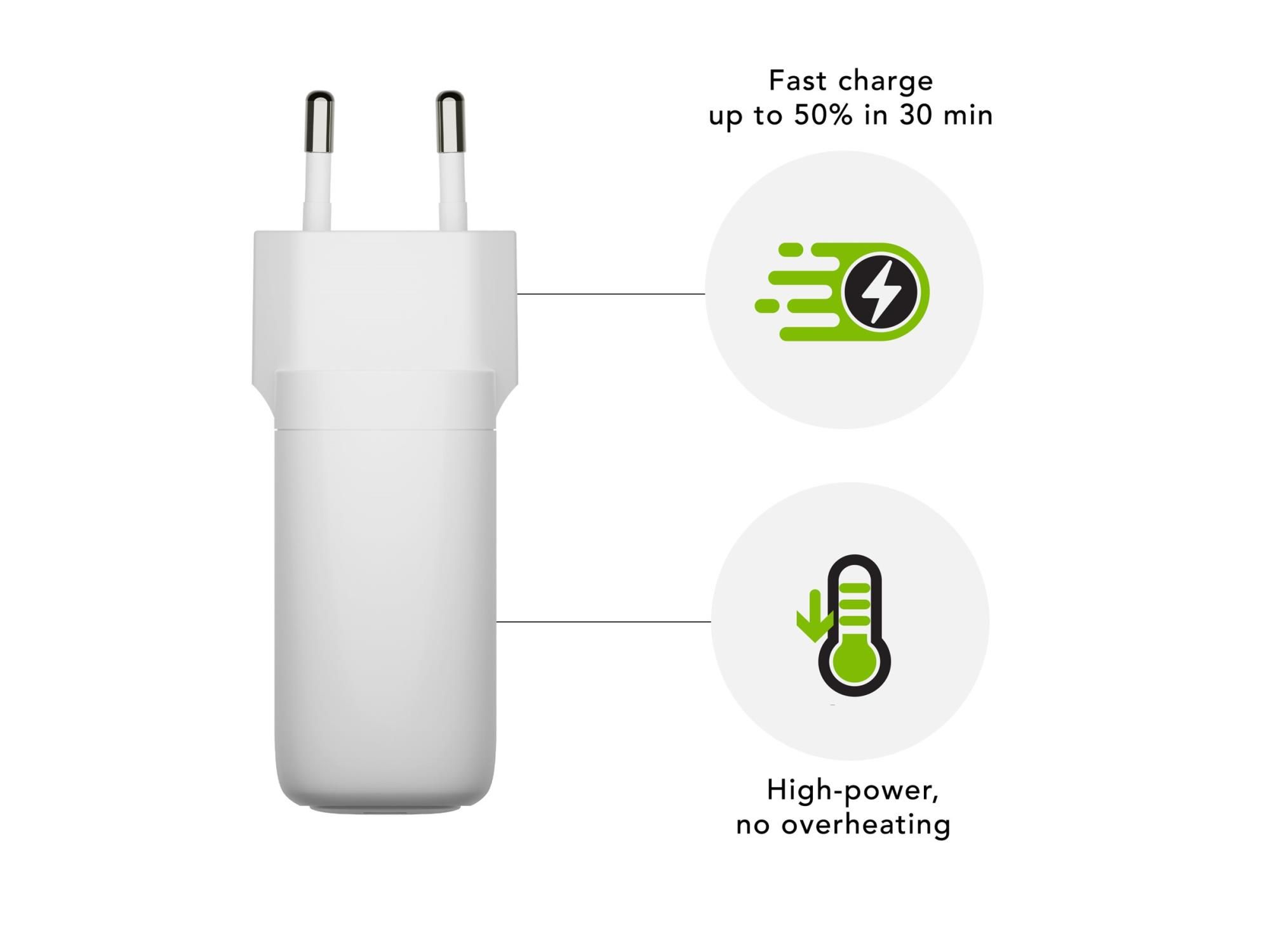 dbramante1928 re-charge - Netzteil - 65 Watt - PD (USB-C)