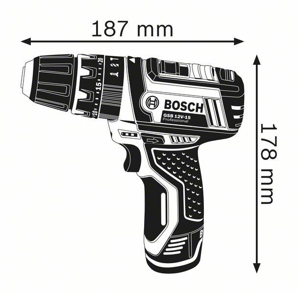 Bosch Professional GSB 12V-15