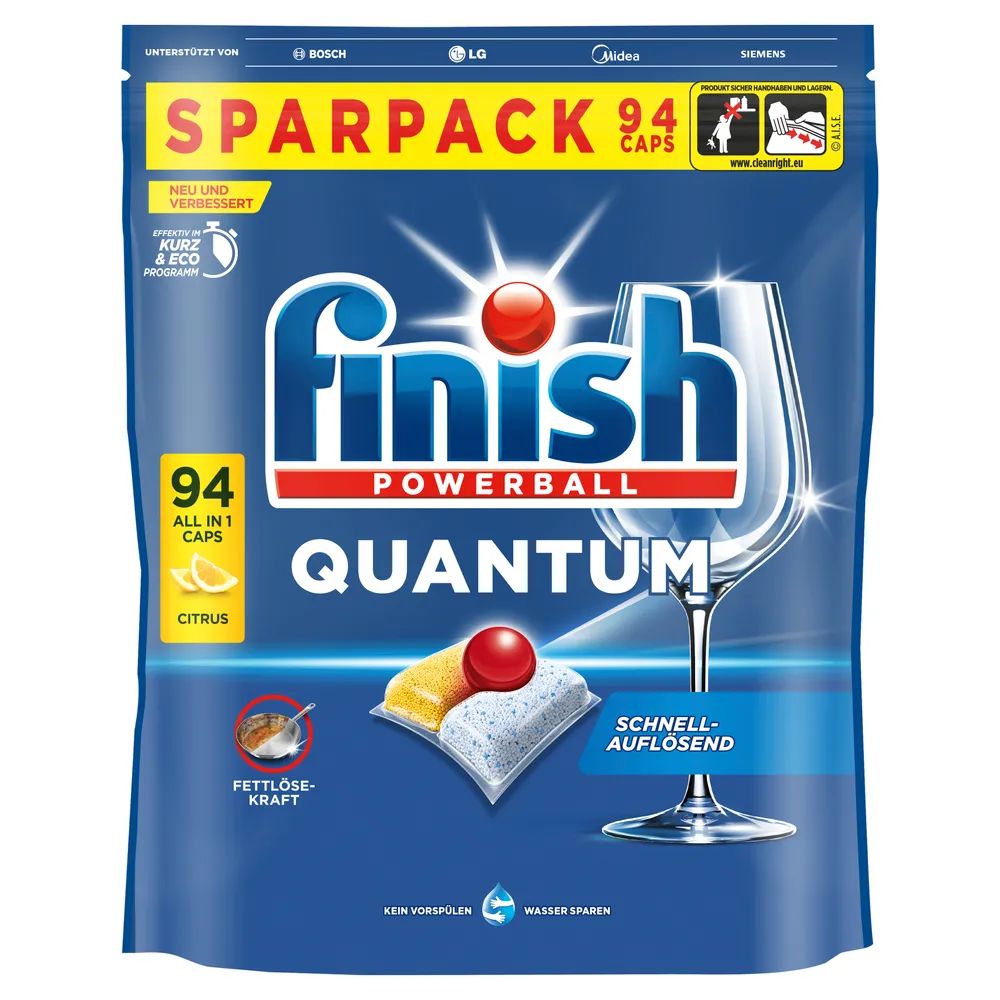 Finish Quantum Sparpack 94 Caps Citrus
