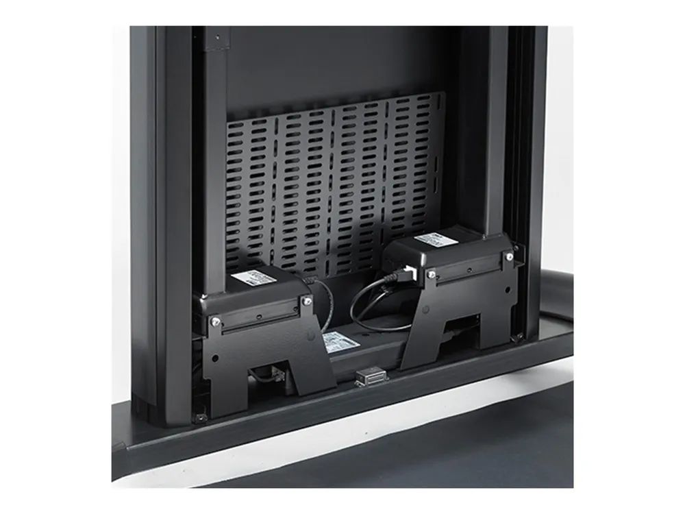 Chief XL Electric Height Adjust Cart - Wagen - motorisiert - für Flachbildschirm - Schwarz - Bildschirmgröße: 127-203.2 cm (50"-80")