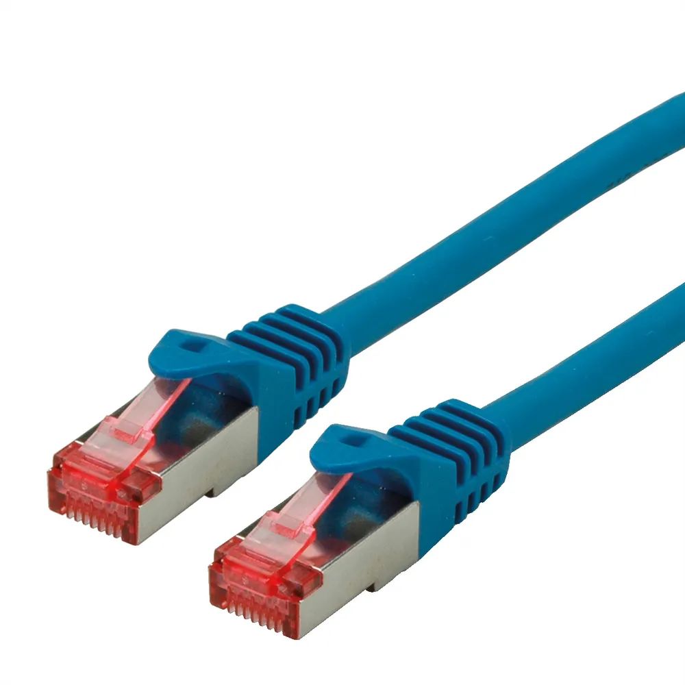 ROLINE Patchkabel Cat.6 S/FTP (PiMF), Component Level, LSOH, blau, 1,5 m