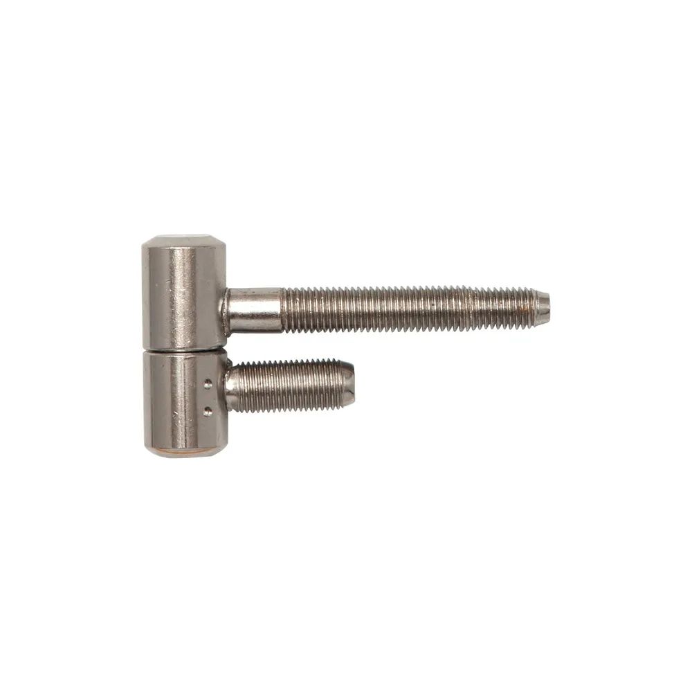 SOLIDO Stahlzargenband 2-tlg. mit Zylinderkopf, 16 mm, Stahl vernickelt