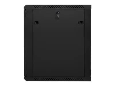Lanberg Schrank Netzwerkschrank - geeignet für Wandmontage - Schwarz, RAL 9004 - 15U - 48.3 cm (19")