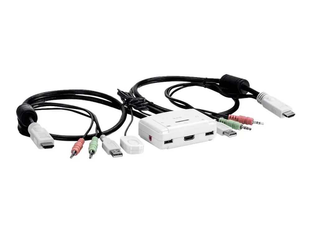 TRENDnet TK 215i - KVM-/Audio-Switch - 2 x KVM/Audio
