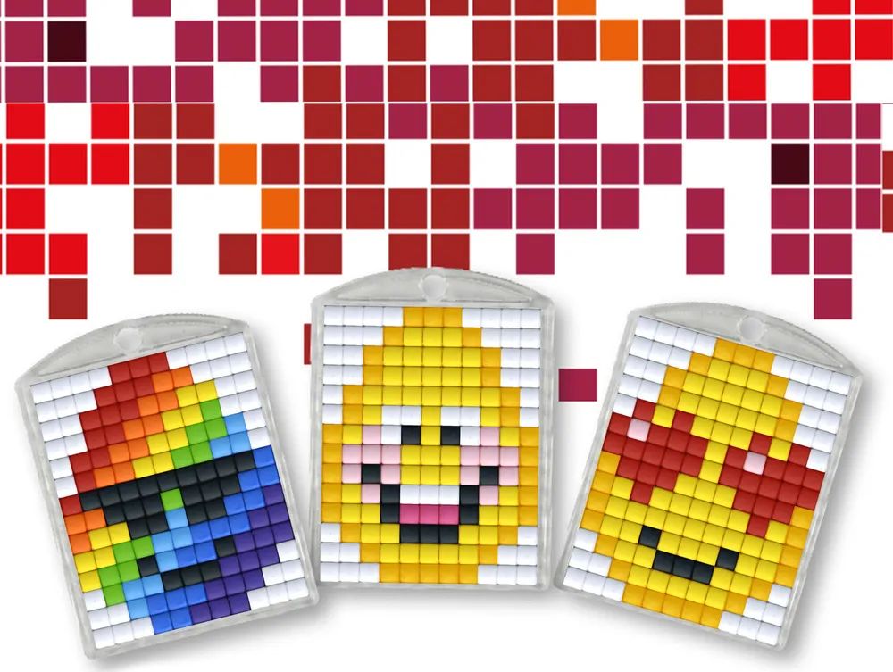 Pracht Creatives Hobby GmbH Pixel Spaß 3 Medaillons Eier