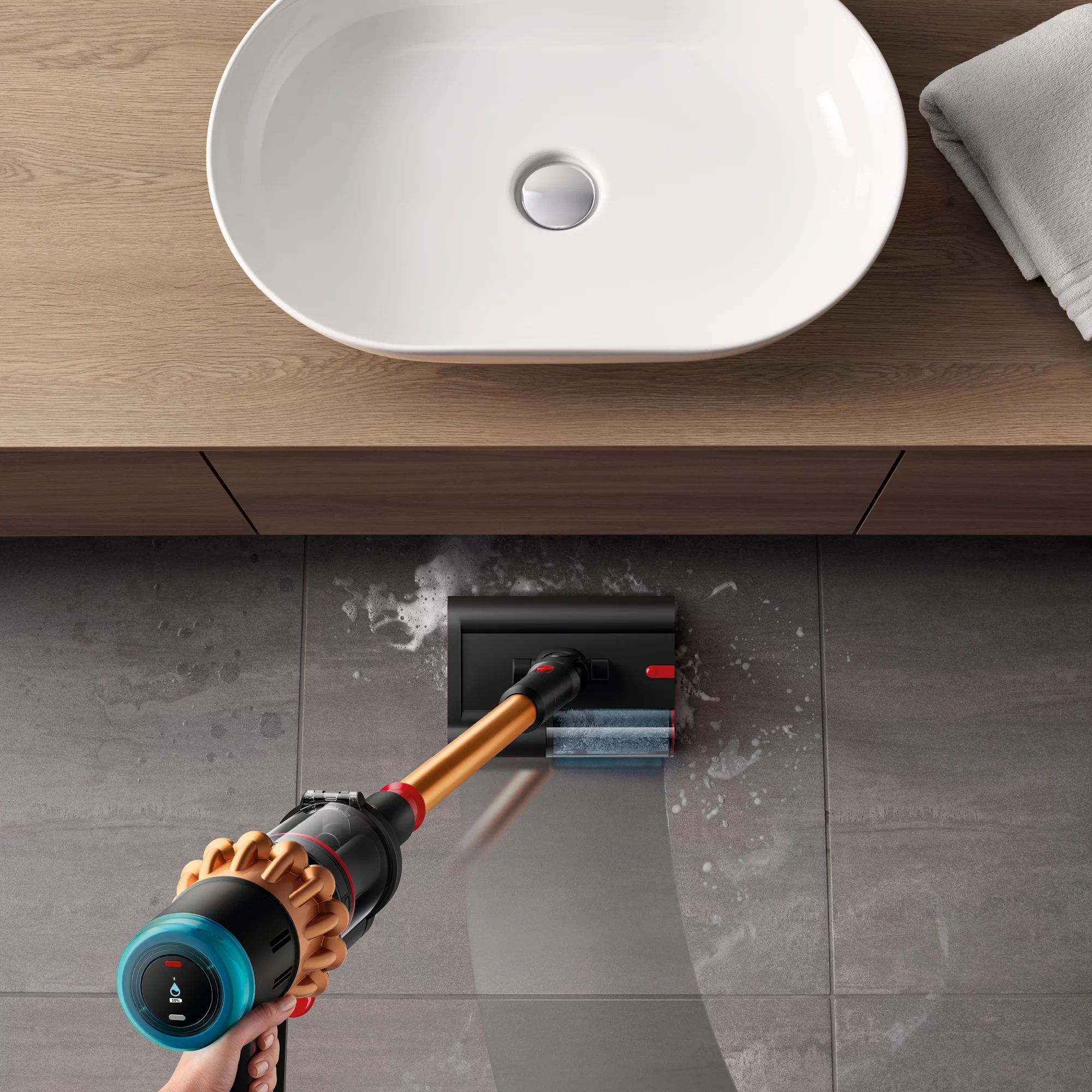 Dyson DS60 Piston Animal Submarine, Mattes Schwarz/Kupfer