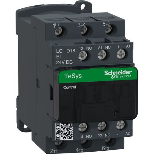 Schneider Electric SCHÜTZ 3P 7,5KW 1S+1Ö 24VDC / SCHN.E LC1D18BL