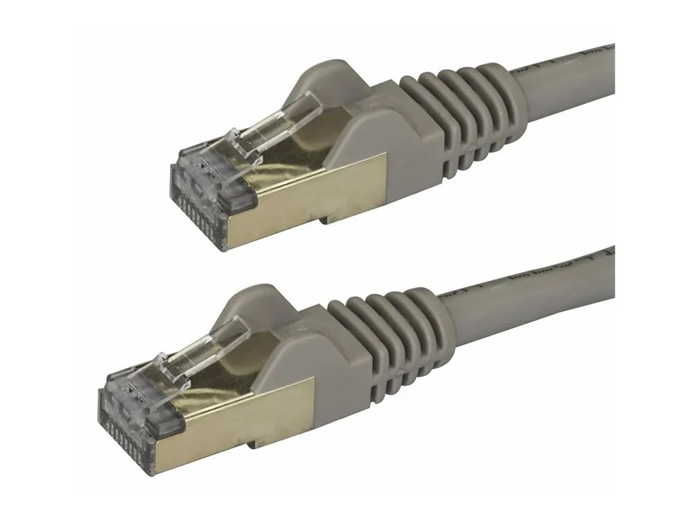 StarTech.com 7,5m CAT6a Kabel - grau - CAT6a Kabel - STP- Snagless-RJ45 - Patch-Kabel - RJ-45 (M)