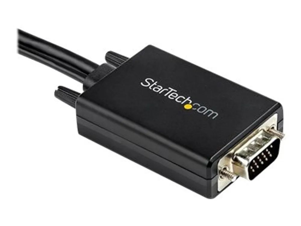 StarTech.com 2m VGA auf HDMI Adapter mit USB-Audio - 1080p - Adapterkabel - USB, HD-15 (VGA)