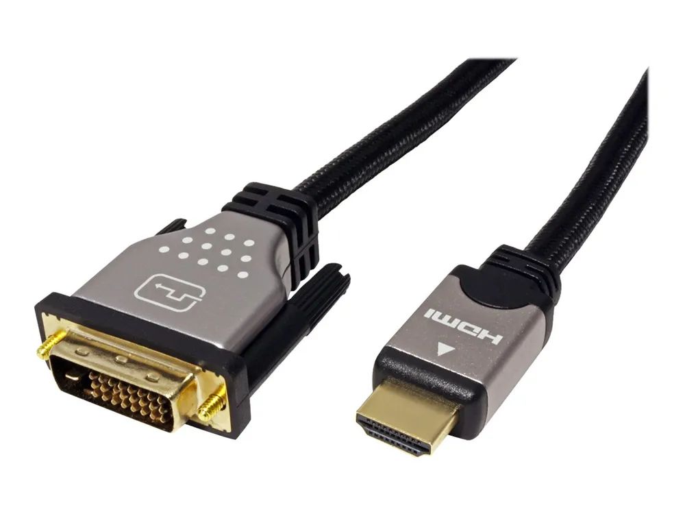 ROLINE Adapterkabel - Dual Link - DVI-D männlich zu HDMI männlich