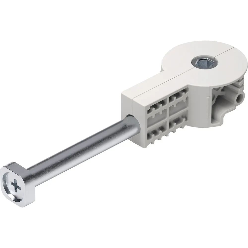 ITALIANA FERRAMENTA Arbeitsplattenverbinder QuickTech 100mm Stahl/KS weißgrau