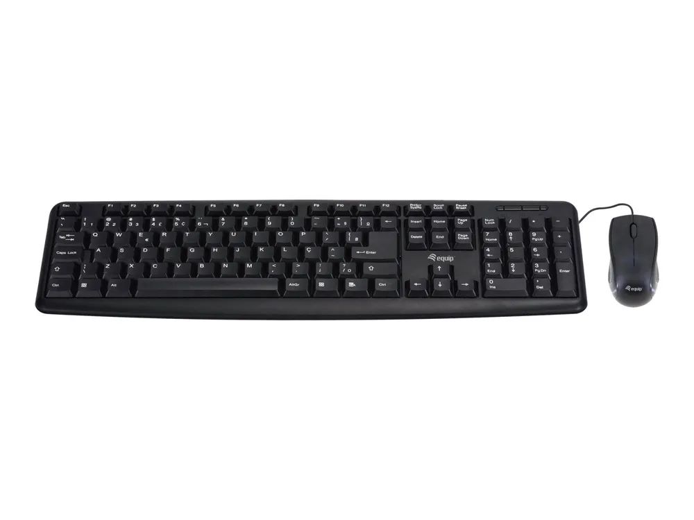 Equip Life - Tastatur-und-Maus-Set - USB - Portugiesisch