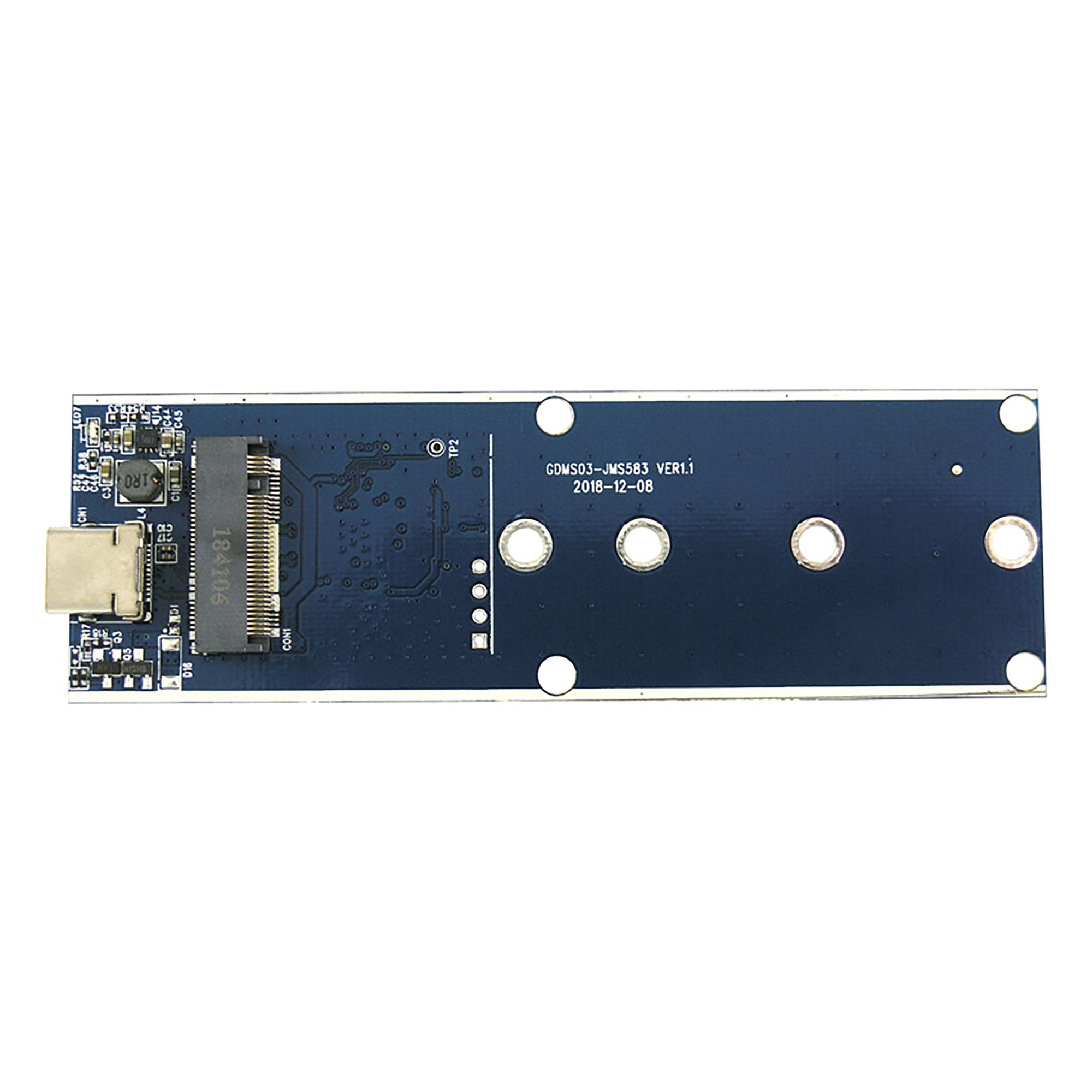 LC-Power LC-M2-C-NVME - SSD-Gehäuse - M.2 - M.2 - 10 Gbit/s - USB Anschluss - Schwarz
