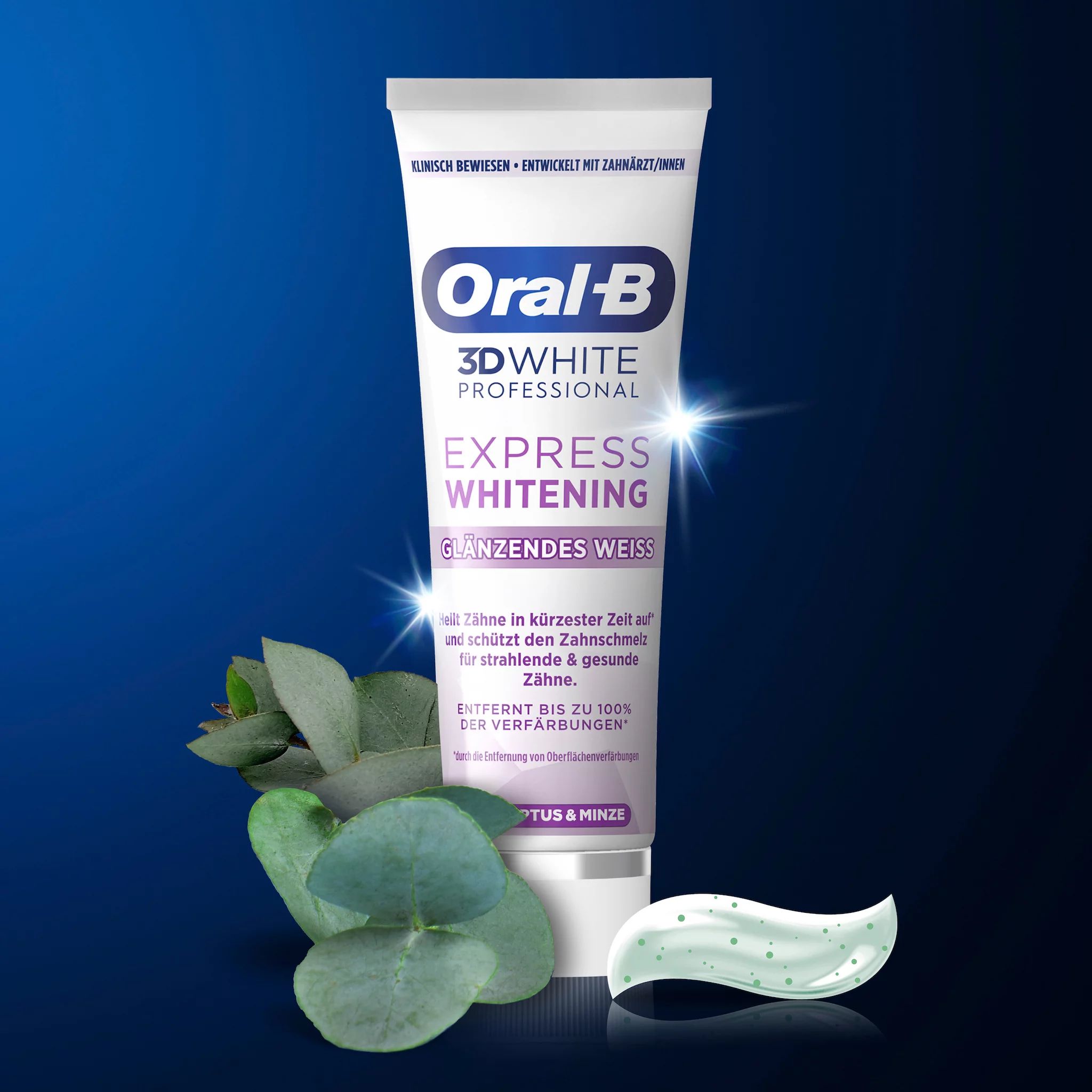 Oral-B 3D White Express Glänzendes Weiss 2x75ml