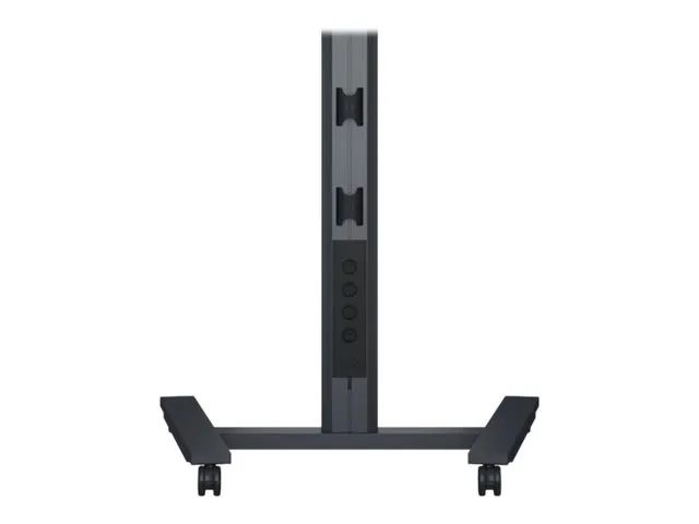 Hagor DS Stand Single - Wagen - für LCD-Display - Aluminium - Schwarz - Bildschirmgröße: 116.8-165.1 cm (46"-65")