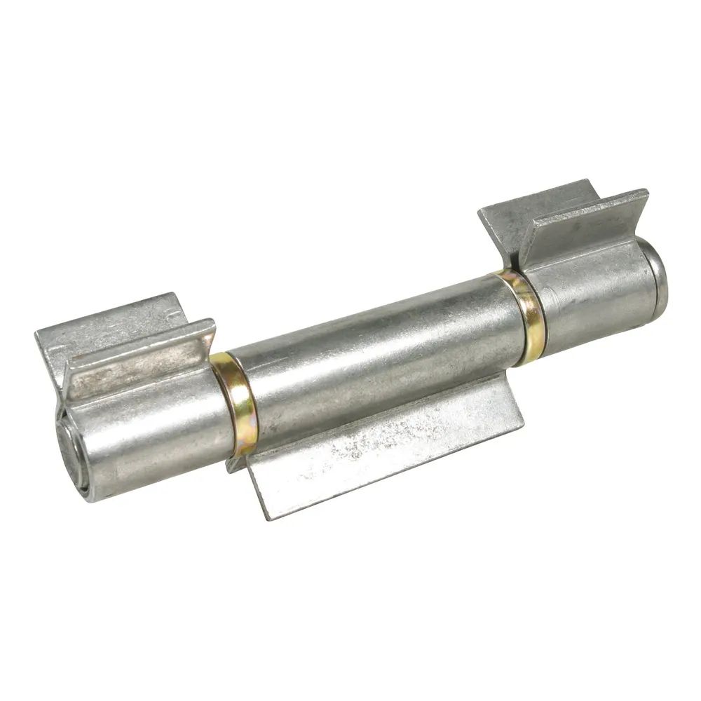 IBFM Anschweißband offen 3-teilig V-Lappen; Stahl blank; Stift 20 mm mit Messinring