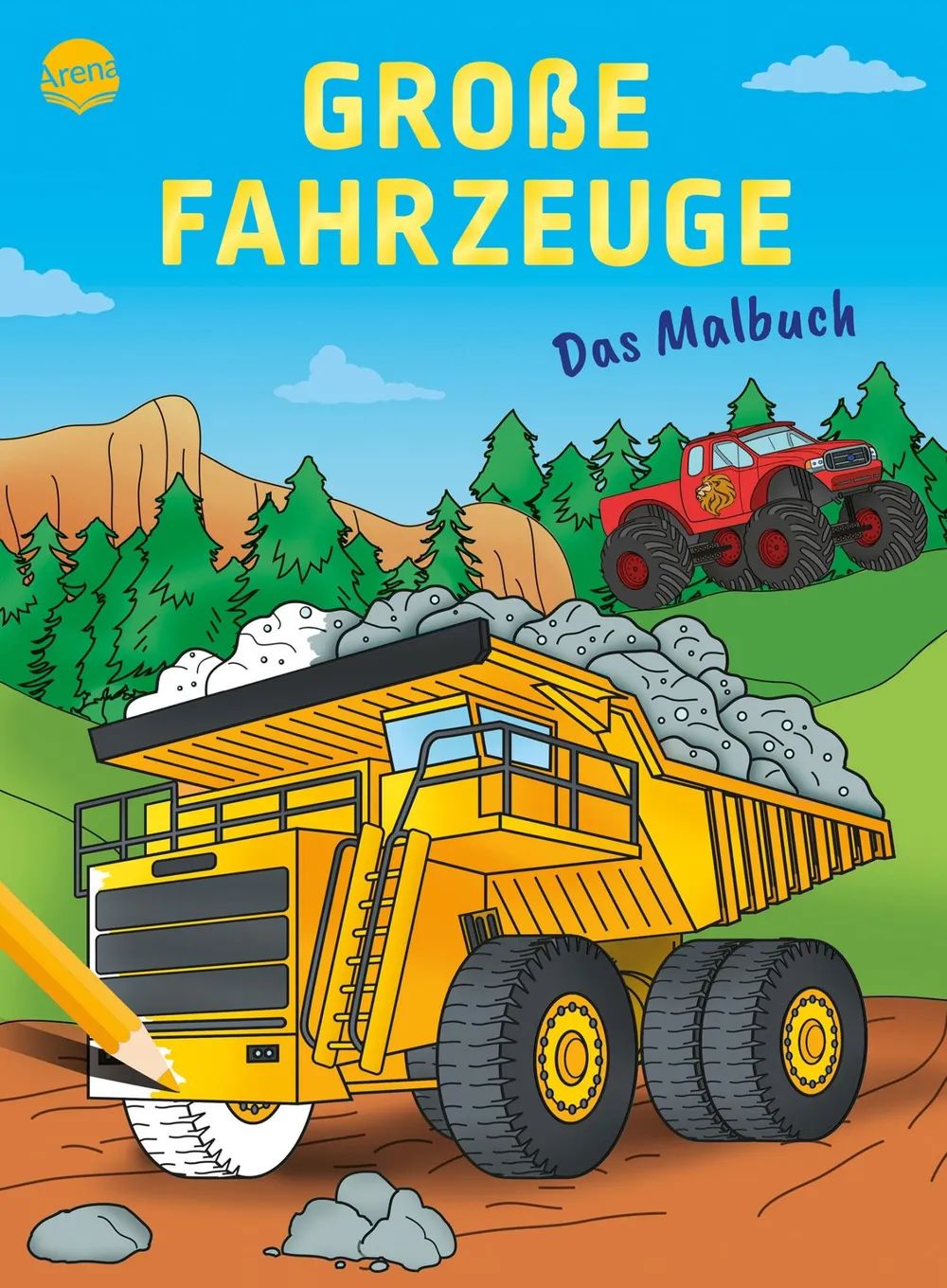 Arena Verlag GmbH Das Malbuch – Große Fahrzeuge