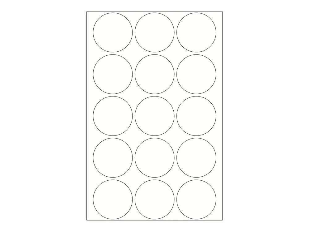 HERMA Extra starker Klebstoff - durchsichtig - 32 mm rund 240 Etikett(en) (16 Bogen x 15)