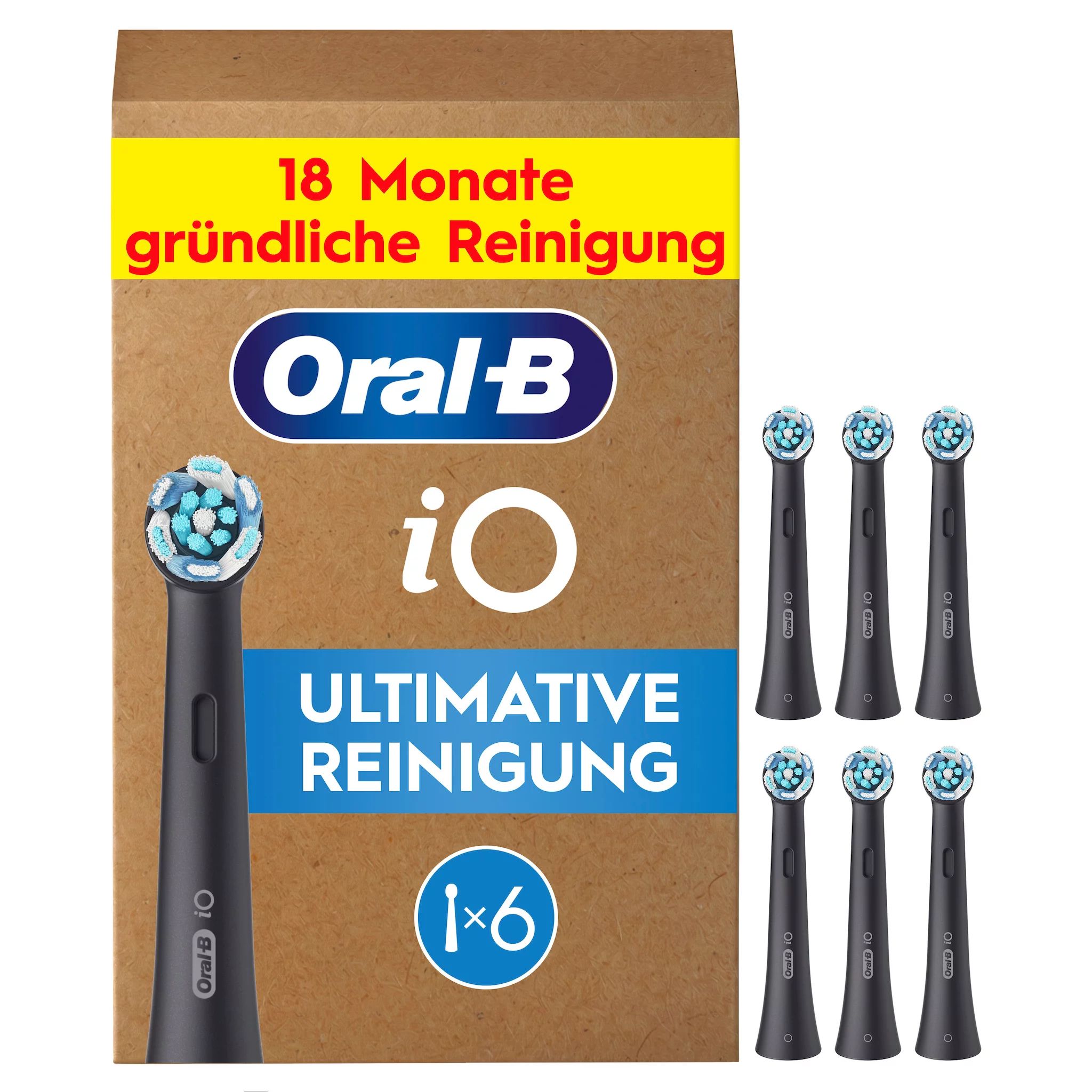 Oral-B iO Ultimative Reinigung Schwarz 6er FFU