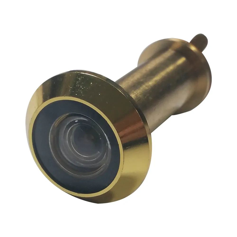 Mirillas Opticas,s.l.  Türgucker ø 14 mm, Weitwinkel 200°, TS 35-55 mm, Messing poliert