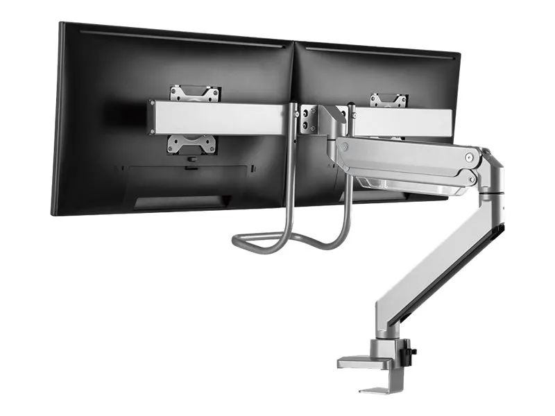 Neomounts NM-D775DX - Befestigungskit - Voll beweglich - für 2 LCD-Displays - Silber - Bildschirmgröße: 25.4-81.3 cm (10"-32")