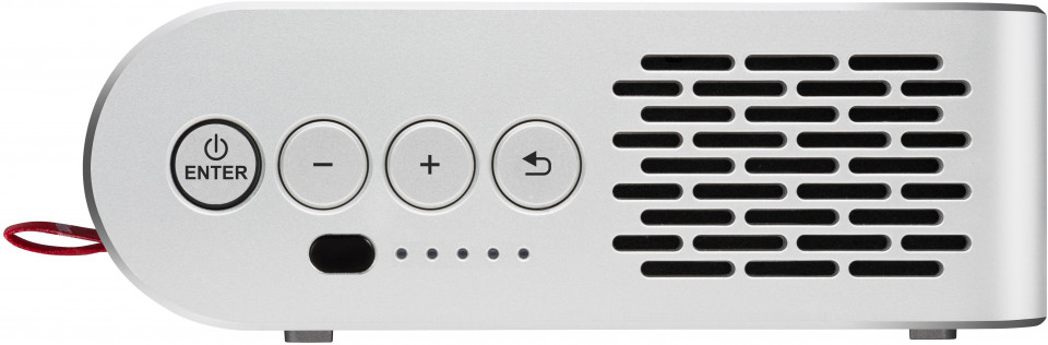 ViewSonic M1+ - DLP-Projektor - LED - 300 lm - WVGA (854 x 480)