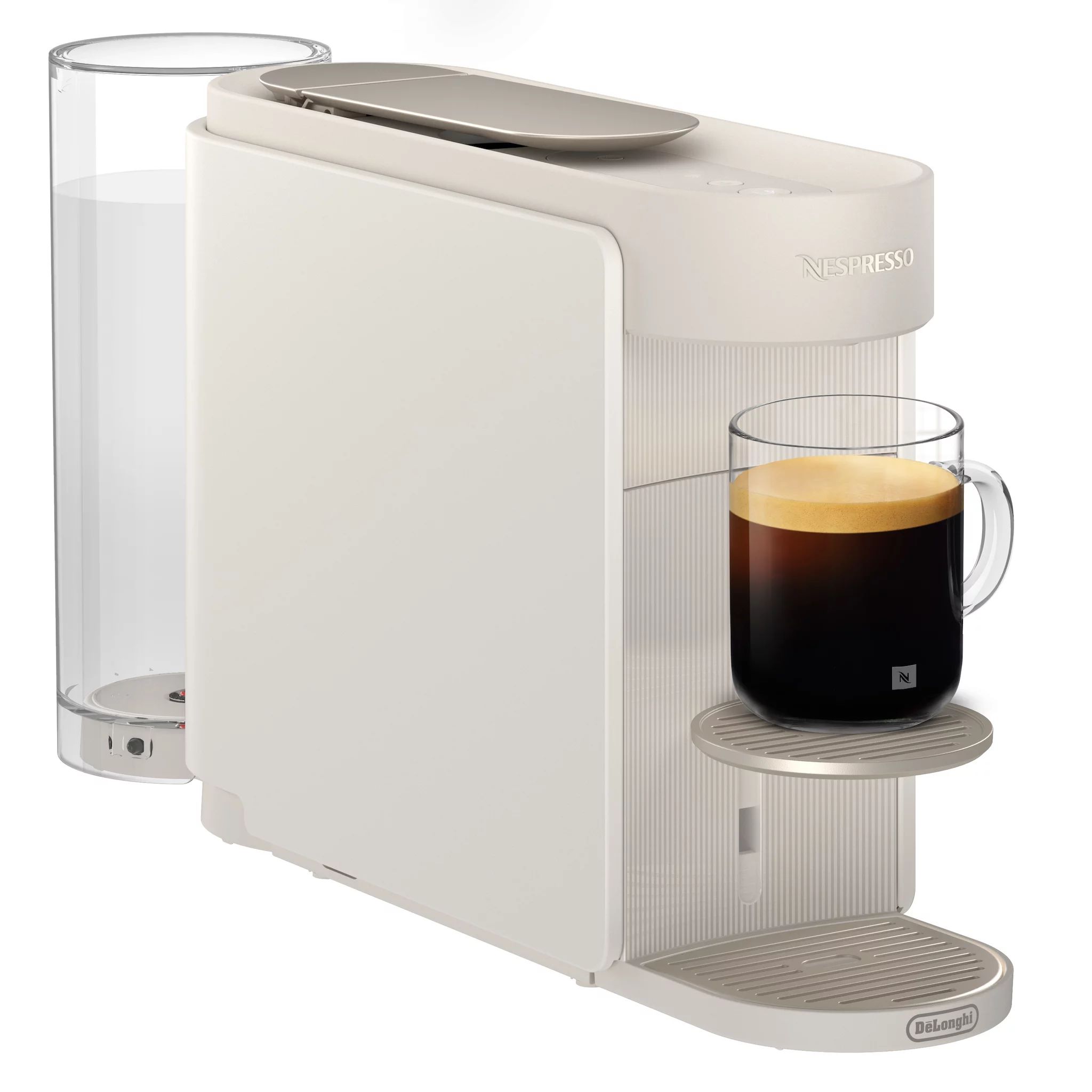 DeLonghi VERTUO Up Nespresso Kapselmaschine ENV200.W Pearl White