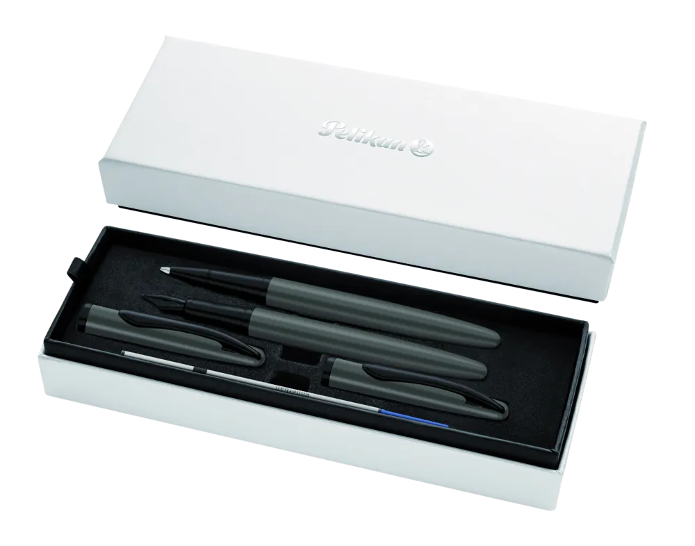 Pelikan Füllhalter & Roller Jazz® Noble Elegance im Set, Stone