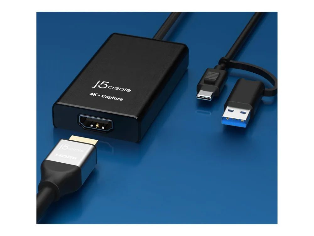 j5create JVA11 - Videoaufnahmeadapter - USB 3.2 Gen 1, USB-C 3.2 Gen 1