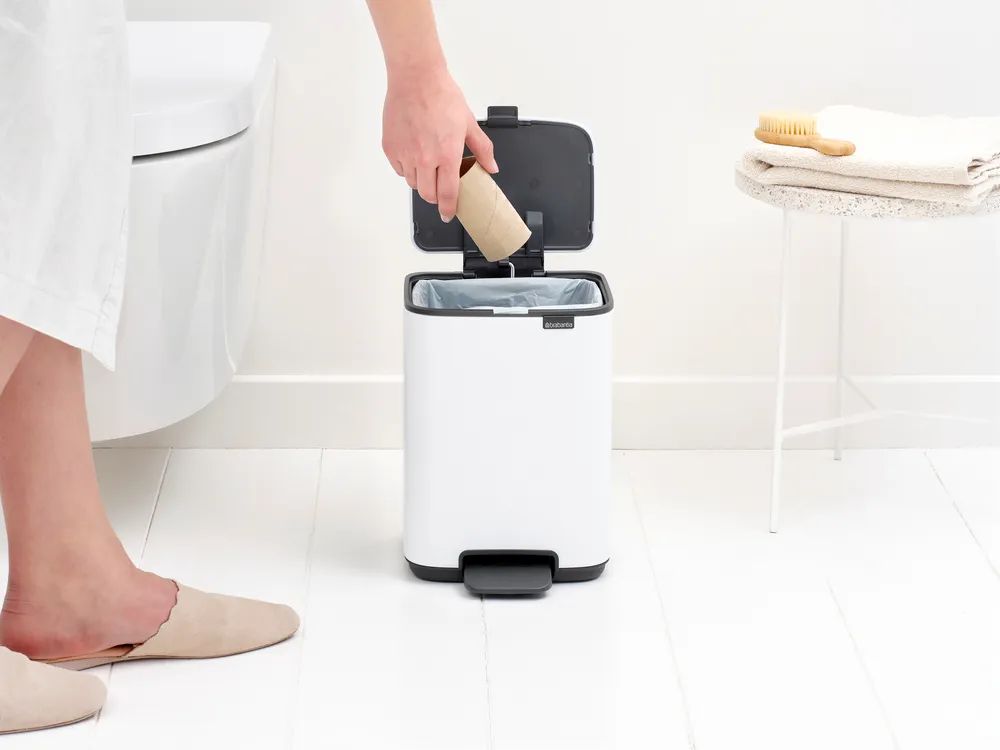 Brabantia Bo Treteimer, 4L - White